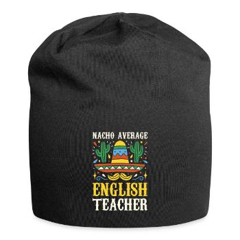Nacho Average English Teacher - Jersey Beanie - black - Front