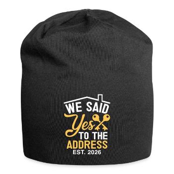 We Said Yes to The Address 2026 - Jersey-Beanie - Schwarz - Vorne