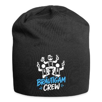 Enterrement de vie de garçon T-shirt hommes Grondement de fête de garçon - Bonnet en jersey - noir - Devant