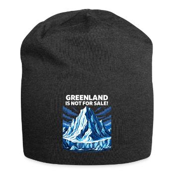 Greenland is not for Sale - Jersey-Beanie - Anthrazit - Vorne