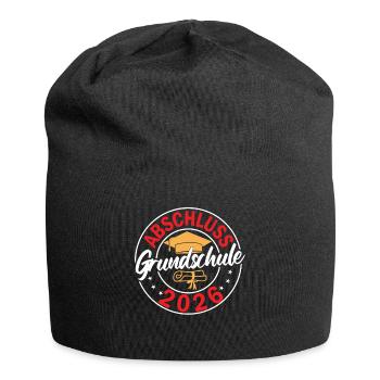 Abschluss Grundschule 2026 Grundschule Abschied  - Jersey-Beanie - Schwarz - Vorne
