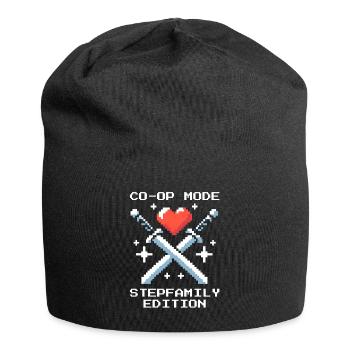 Co-Op Mode: Stepfamily Edition | Patchwork - Jersey Beanie - black - Front