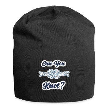 Funny Knot Sailor Design - Jersey Beanie - black - Front