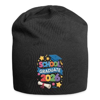 Événements de la promotion de diplômés 2026 - Bonnet en jersey - noir - Devant