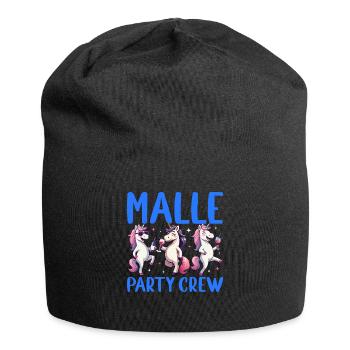 Malle Party Crew Unicorn Girls Holiday - Jersey Beanie - black - Front