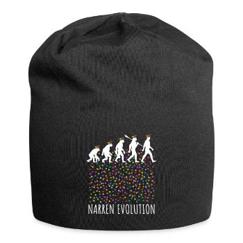 Fool Evolution | Homo Carnival | Carnival - Jersey Beanie - black - Front