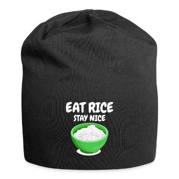 Rice International Cuisine Rice Lovers - Jersey Beanie - black - Front