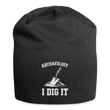 Archaeology I Dig It Trowel Design - Jersey Beanie - black - Front