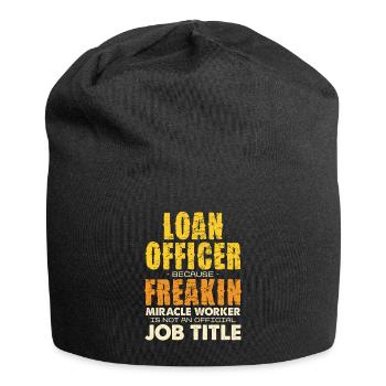 Conseiller en crédit qui dit faire des miracles - Bonnet en jersey - noir - Devant