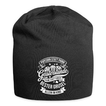 Geisterstunde im Kino - Jersey-Beanie - Schwarz - Vorne