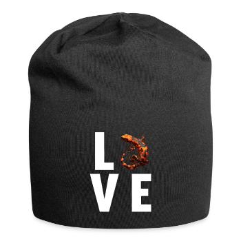 Fire Salamander Salamander - Jersey Beanie - black - Front