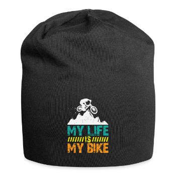 VTT VTT Vélo de Parole Descendance VTT - Bonnet en jersey - noir - Devant