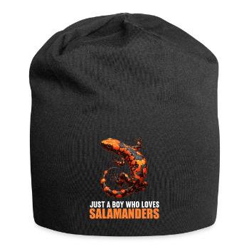 Fire Salamander Salamander - Jersey Beanie - black - Front