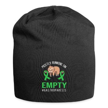 Darm Krankheit Gastroparese - Jersey-Beanie - Schwarz - Vorne