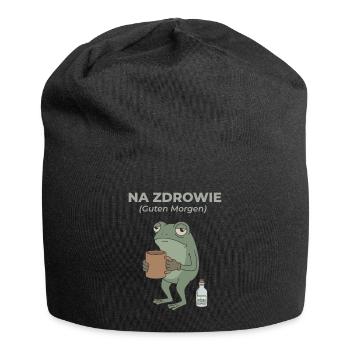 Frog Na zdrowie Coffee & Vodka Humor - Jersey Beanie - black - Front
