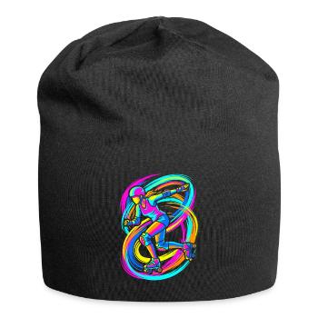 Roller skater - Jersey Beanie - black - Front
