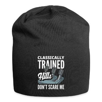Manual car, classically trained - Jersey Beanie - black - Front