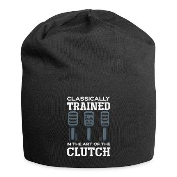 Manual car, classically trained - Jersey Beanie - black - Front