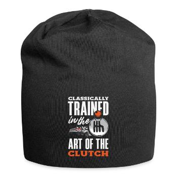 Manual car, classically trained - Jersey Beanie - black - Front