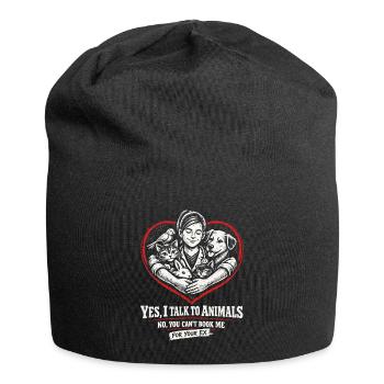 Veterinarian Veterinarian - Jersey Beanie - black - Front