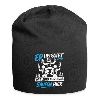 Bachelor Party Men's T-Shirt Bachelor Party Costume - Jersey Beanie - black - Front