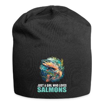 Saumon Saumon - Bonnet en jersey - noir - Devant