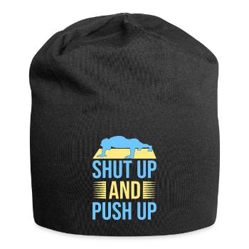 Fitness Fanatics Shut Up & Push Up Calisthenics - Jersey Beanie - black - Front