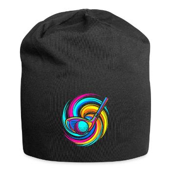 Club de golf - Bonnet en jersey - noir - Devant