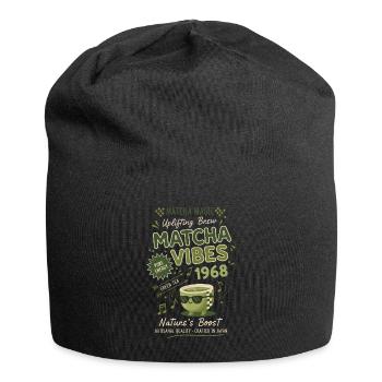 Matcha Vibes 1968 Matcha Magic Uplifting Brew - Jersey-Beanie - Schwarz - Vorne