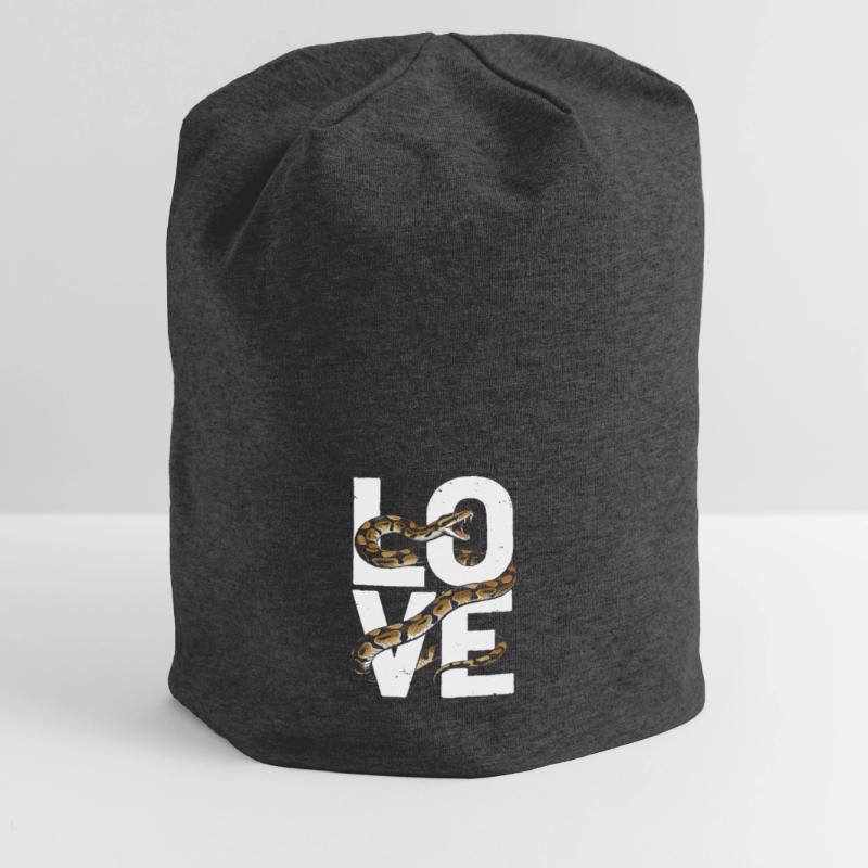 Königspython Schlangen LOVE Terrarium Python Jersey-Beanie
