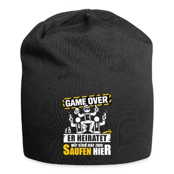 Enterrement de vie de garçon T-shirt Hommes Enterrement de vie de jeune fille - Bonnet en jersey - noir - Devant