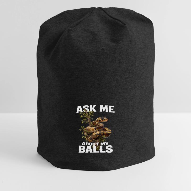 King Python Snakes Lover Terrarium Python Jersey Beanie