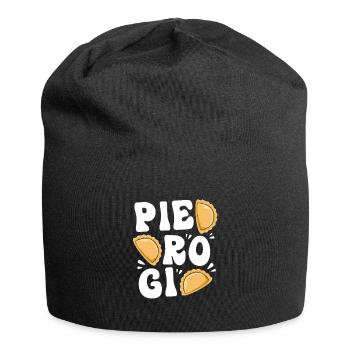 Pologne Polonais Pierogi - Bonnet en jersey - noir - Devant