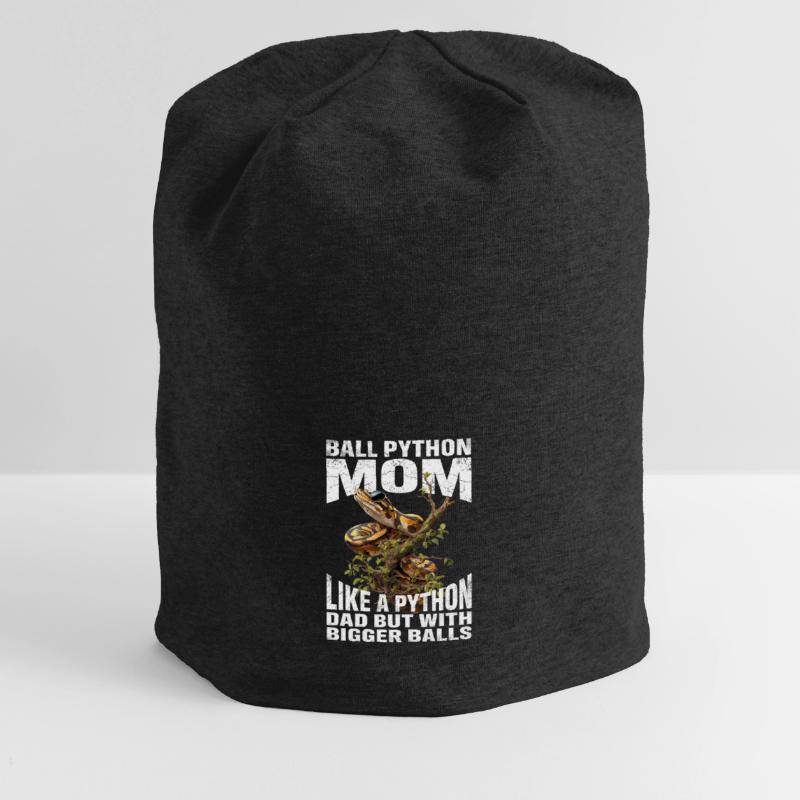 Königspython Mom Mama Schlangen Terrarium Python Jersey-Beanie
