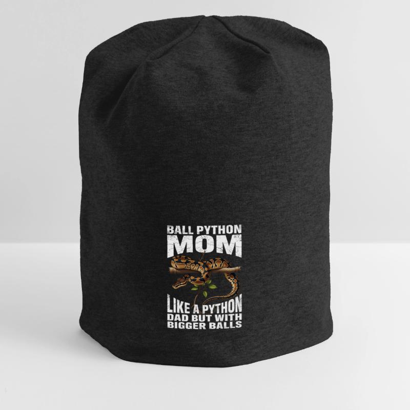 Königspython Mom Mama Schlangen Terrarium Python Jersey-Beanie