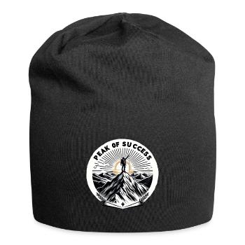 Sommet du succès - Bonnet en jersey - noir - Devant