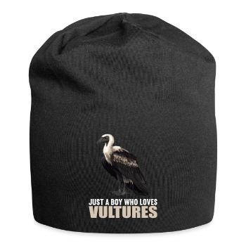 Vautour - Bonnet en jersey - noir - Devant