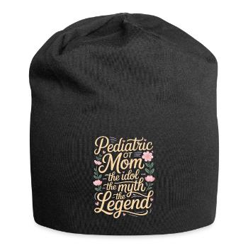 Maman ergothérapeute pédiatrique L’idole L’intervention précoce - Bonnet en jersey - noir - Devant