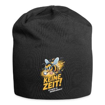 Bee No Time Girls apicultrice qui dit abeilles mellifères - Bonnet en jersey - noir - Devant