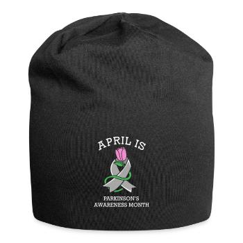 Maladie de Parkinson - Bonnet en jersey - noir - Devant