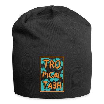 Tropical Tahiti Summer Island Vibes Graphic - Jersey-Beanie - Schwarz - Vorne