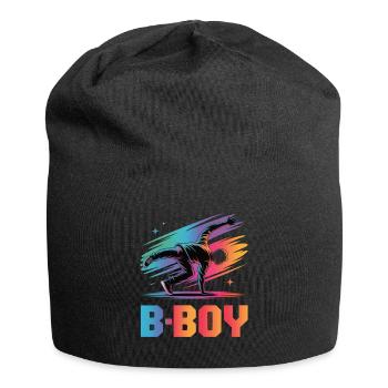 B-Boy Breakdance Streetstyle Breakdancer - Bonnet en jersey - noir - Devant