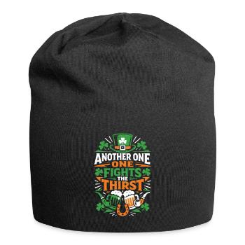 Un autre combat la soif | La Saint-Patrick - Bonnet en jersey - noir - Devant