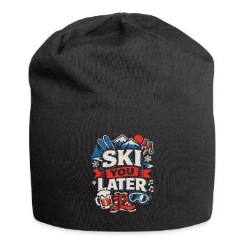 Ski You Later - Wintersport Après Ski - Jersey-Beanie - Schwarz - Vorne