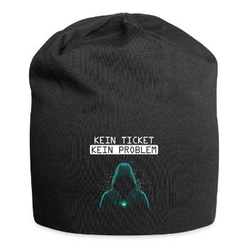 Informatik KEIN TICKET KEIN PROBLEM LUSTIGES - Jersey-Beanie - Schwarz - Vorne