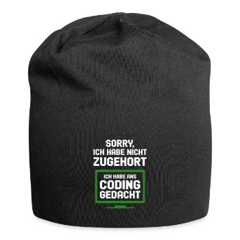 Coding Monitor Tee - Jersey-Beanie - Schwarz - Vorne