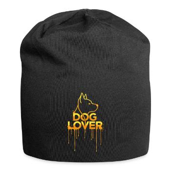 Dog Lover Gold Edition - Jersey-Beanie - Schwarz - Vorne
