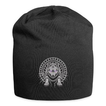 T-shirt Wolf Symbol – Motif de puissance de tête de loup - Bonnet en jersey - noir - Devant