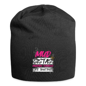Mud sistas Schlammlauf Mud Run Muddy Race - Jersey Beanie - black - Front
