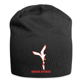 Attaque de Snack Glace de Mouette - Bonnet en jersey - noir - Devant